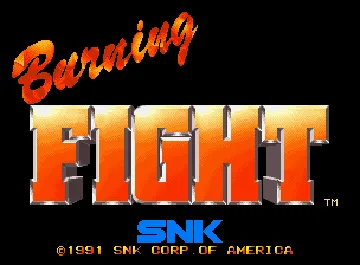 Burning Fight (set 2) screen shot title